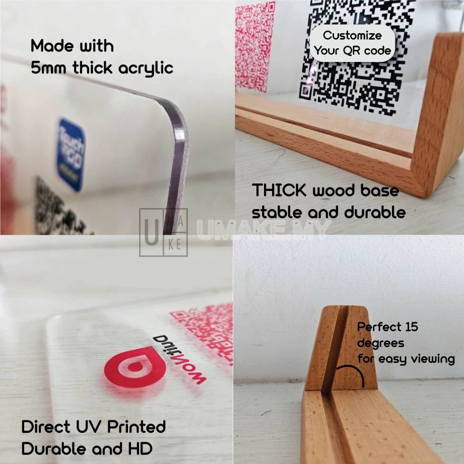 E-Wallet QR Code Payment Stand