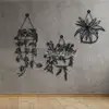 Metal Wall Art — Flower in Pot view 3