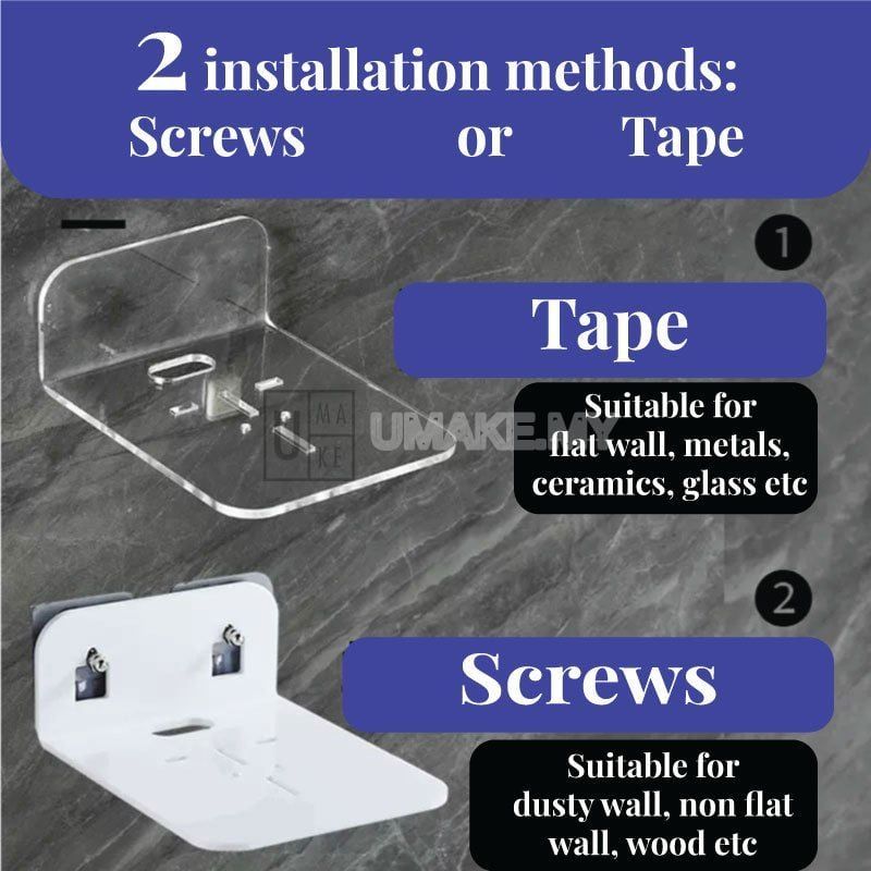 Acrylic CCTV Camera Wall Mount