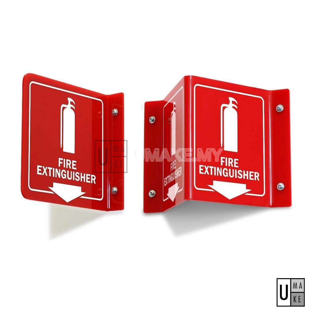 Fire Safety Projecting Sign (L-Shape / V-Shape)