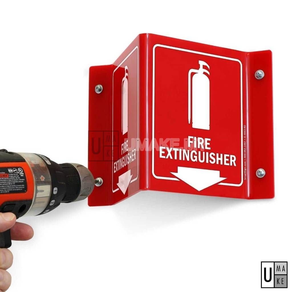 Fire Safety Projecting Sign (L-Shape / V-Shape)