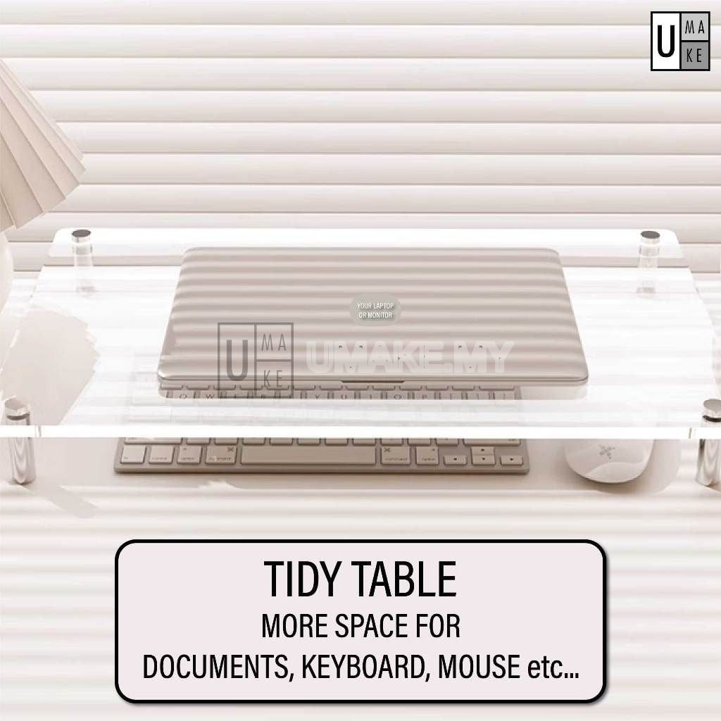 Acrylic Laptop & Monitor Stand