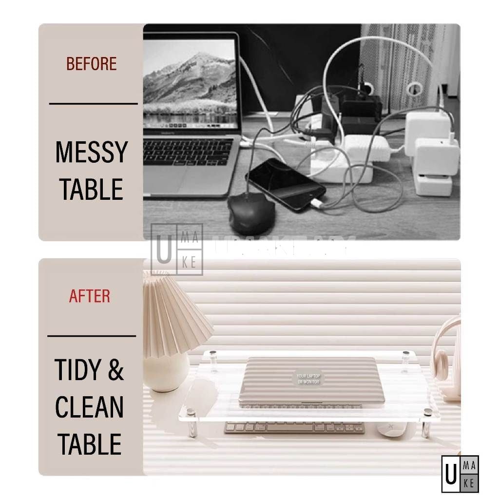 Acrylic Laptop & Monitor Stand