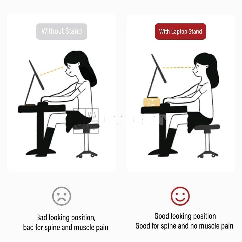 Acrylic Laptop & Monitor Stand