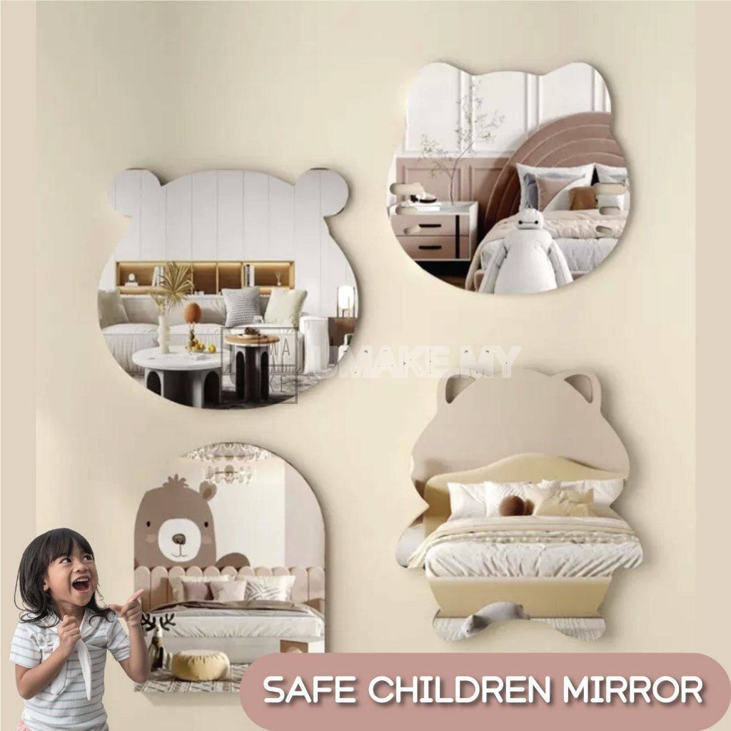 Cartoon Acrylic Mirror (Kids Safety)
