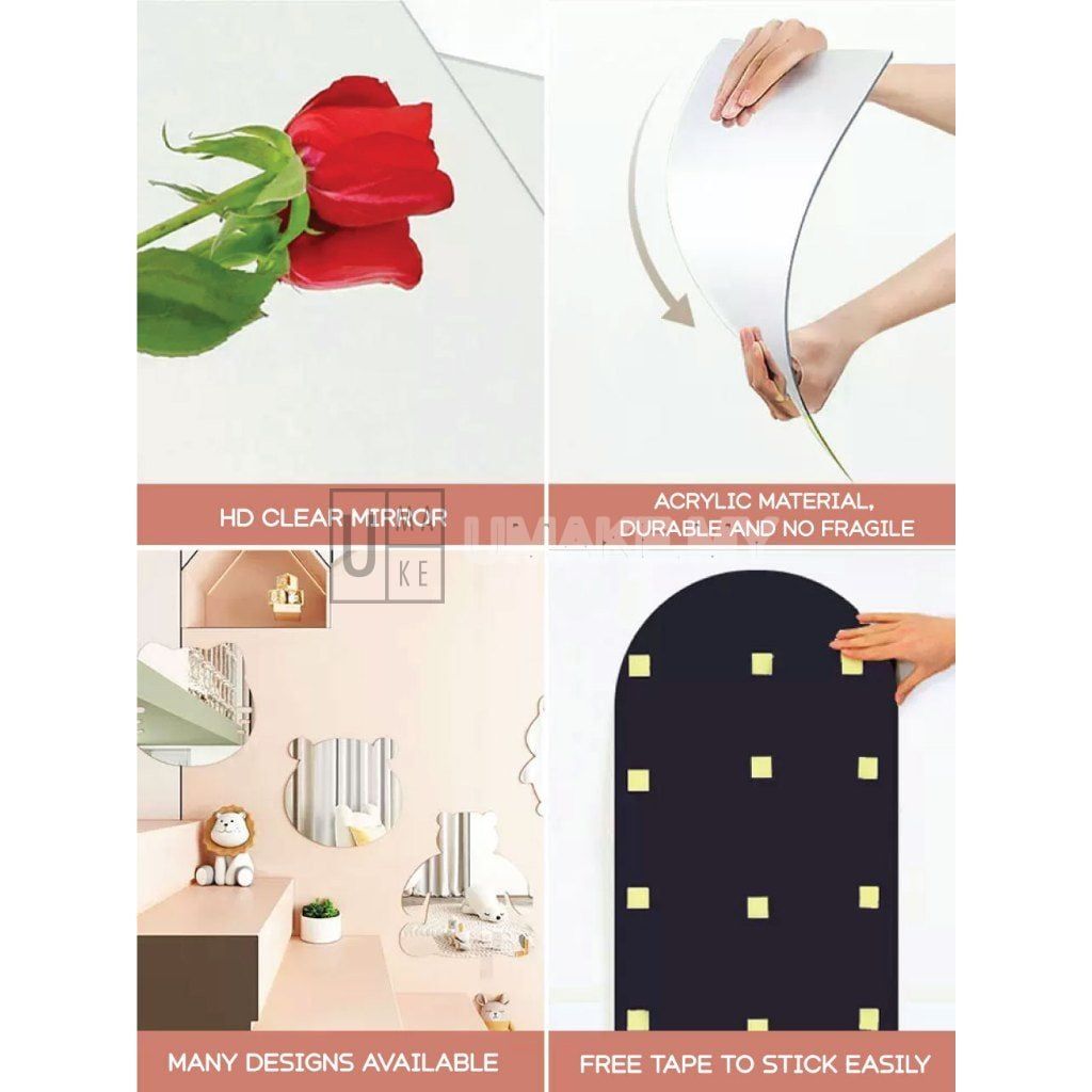 Cartoon Acrylic Mirror (Kids Safety)