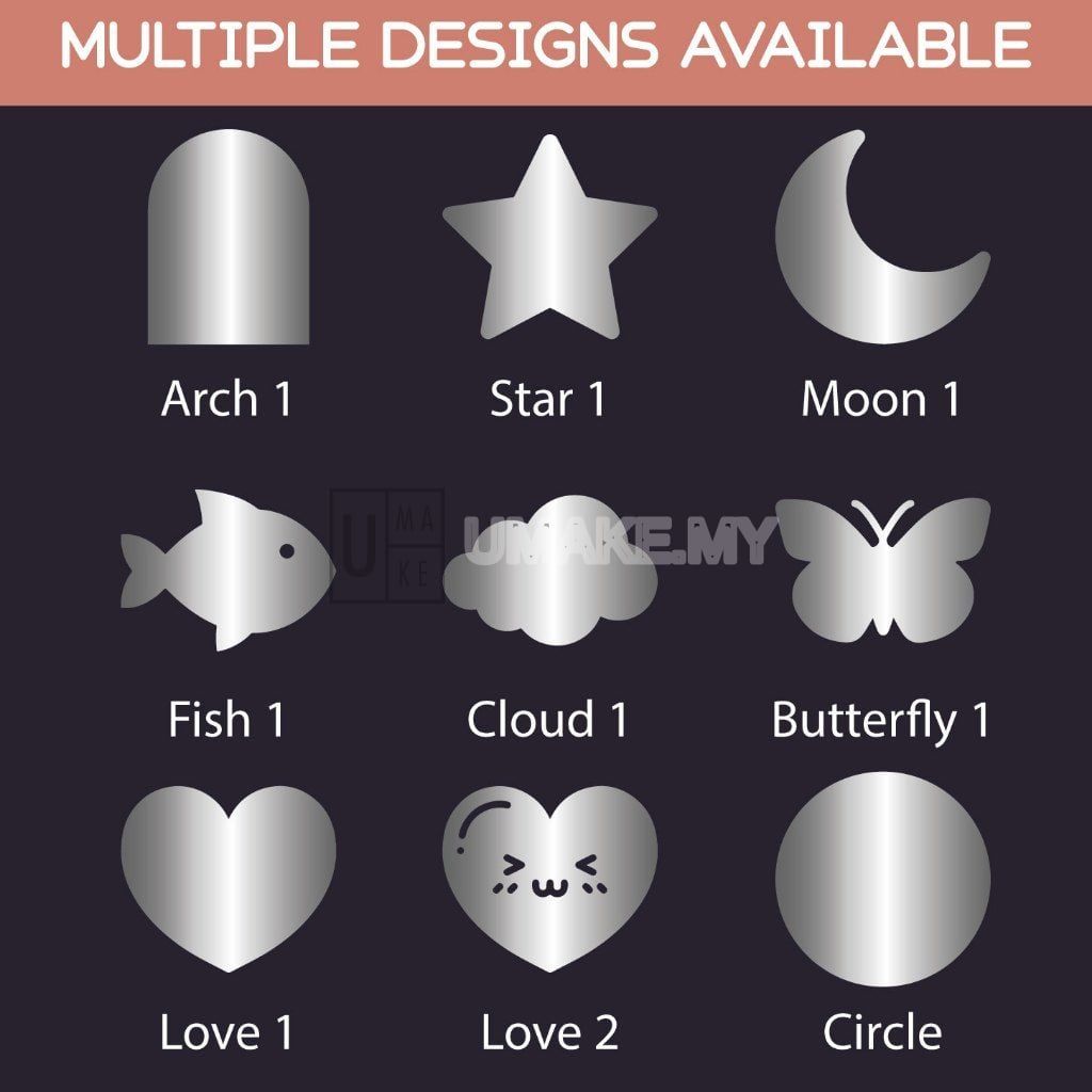 Cartoon Acrylic Mirror (Kids Safety)