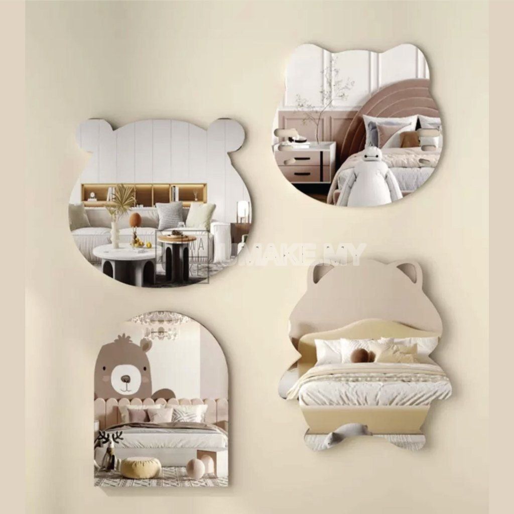 Cartoon Acrylic Mirror (Kids Safety)