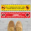 Please Remove Shoes Acrylic Sign view 2