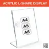 Acrylic L-Shape Display Stand view 2