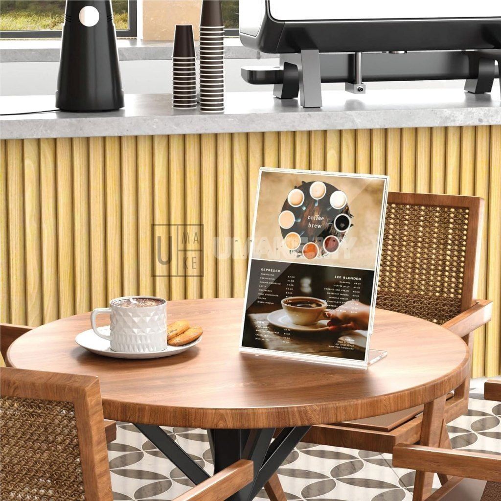 Acrylic L-Shape Display Stand