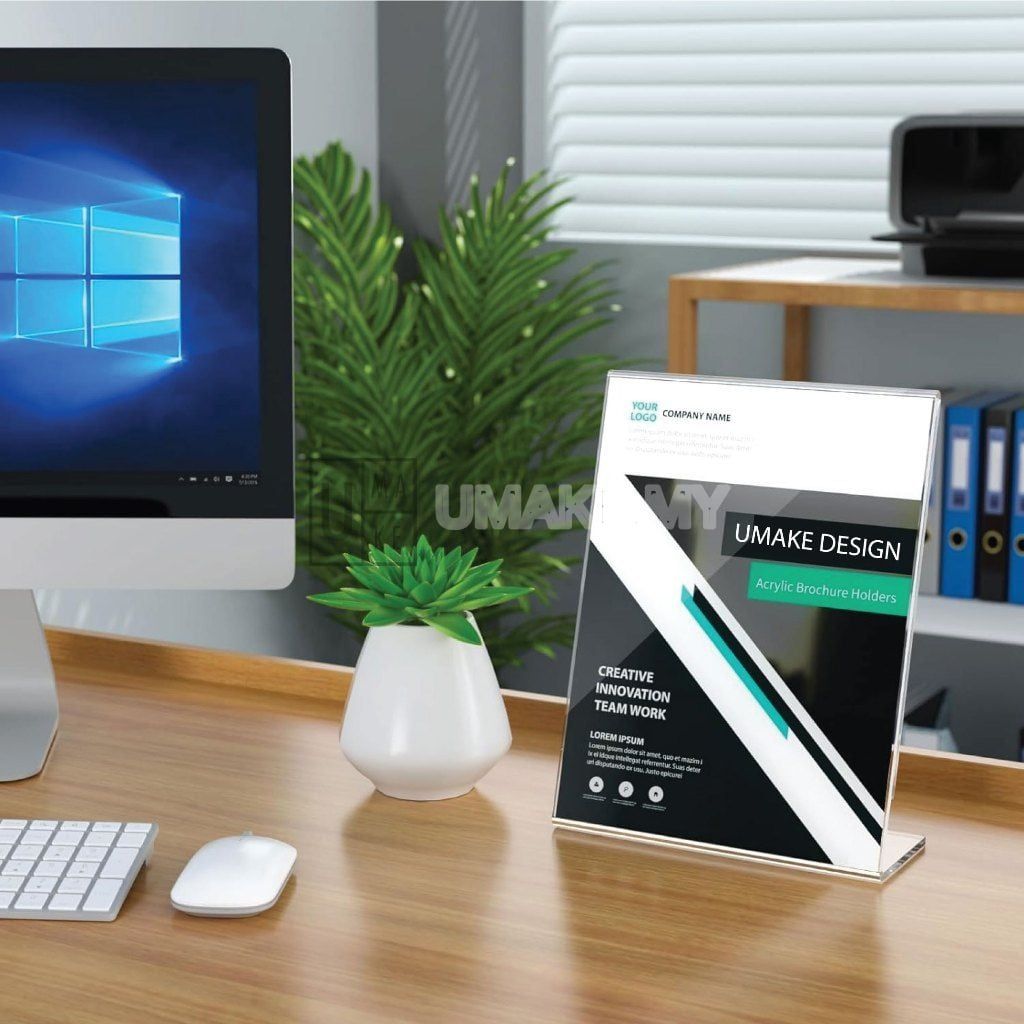 Acrylic L-Shape Display Stand