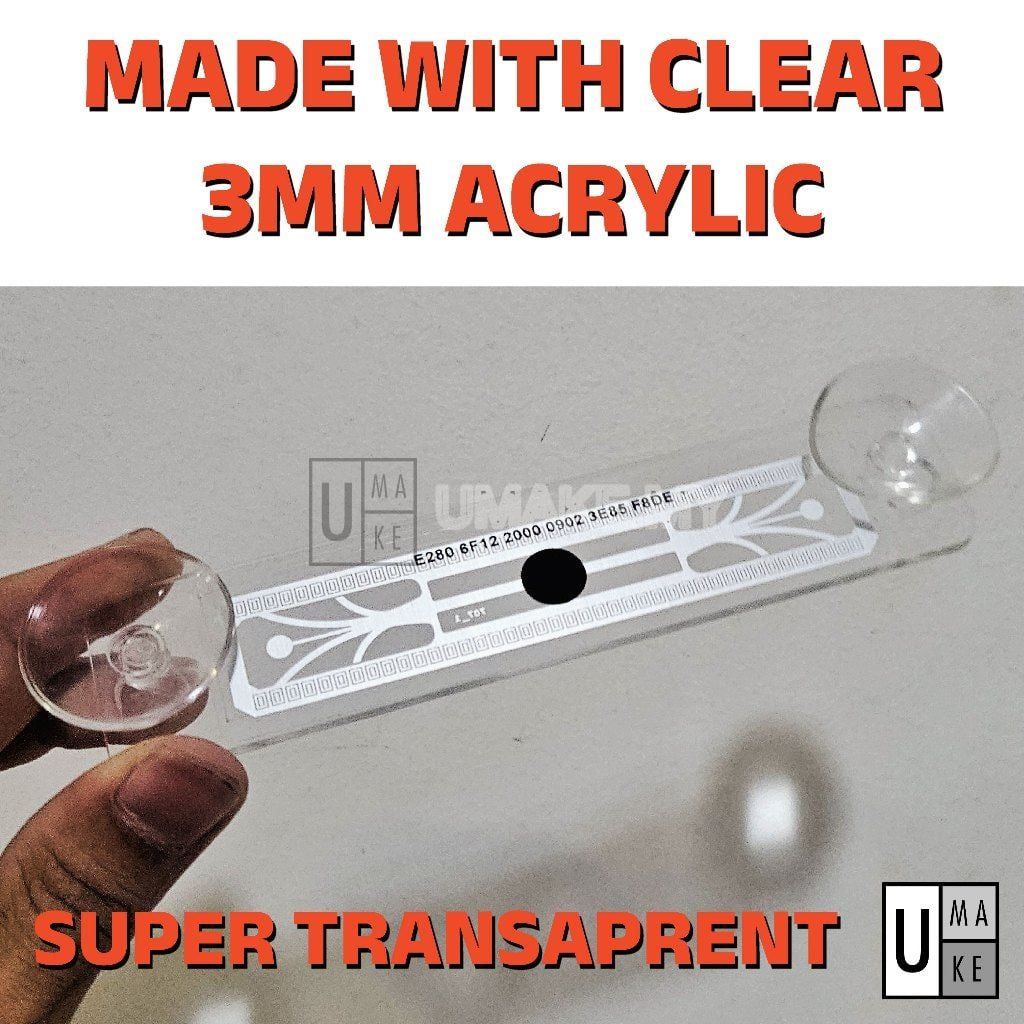 Acrylic Car RFID Holder (Suction Cup)