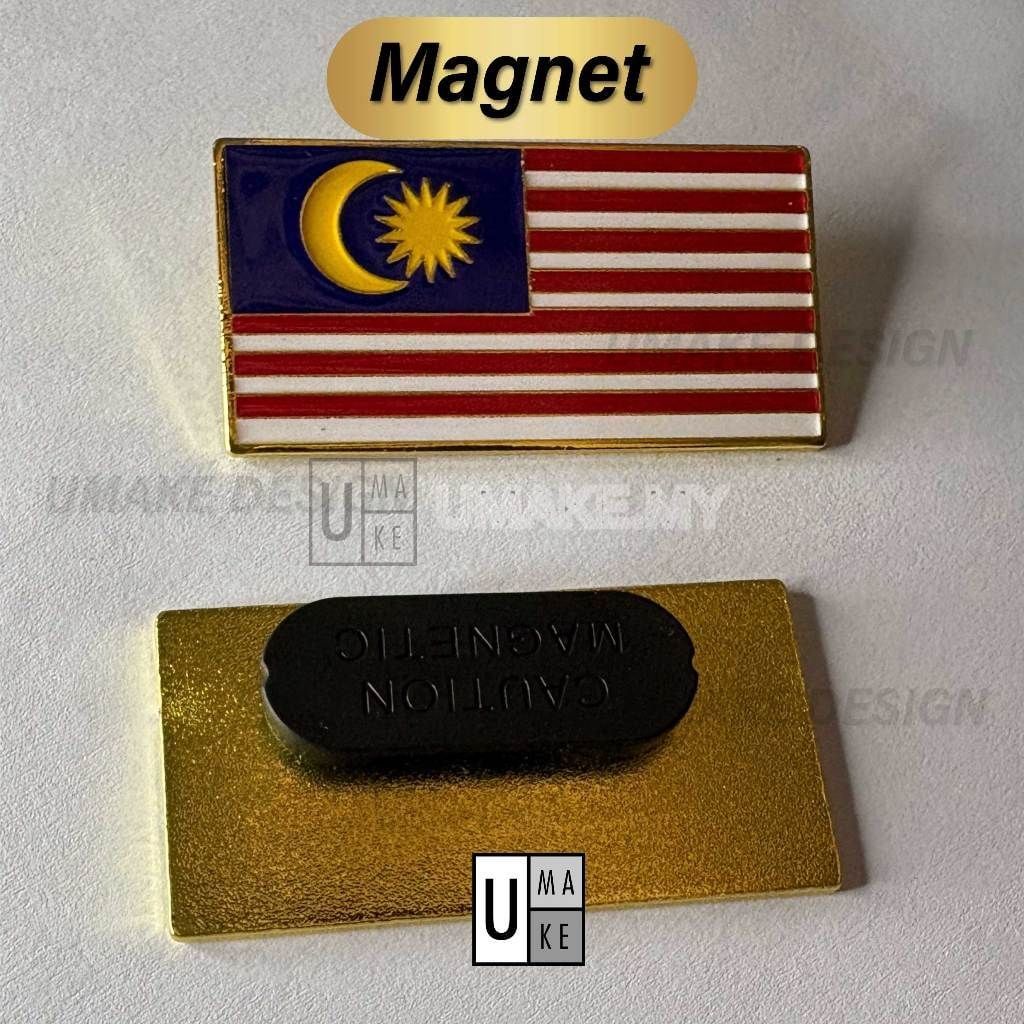 Metal Malaysia Flag Badge (KPM 2025 Spec)