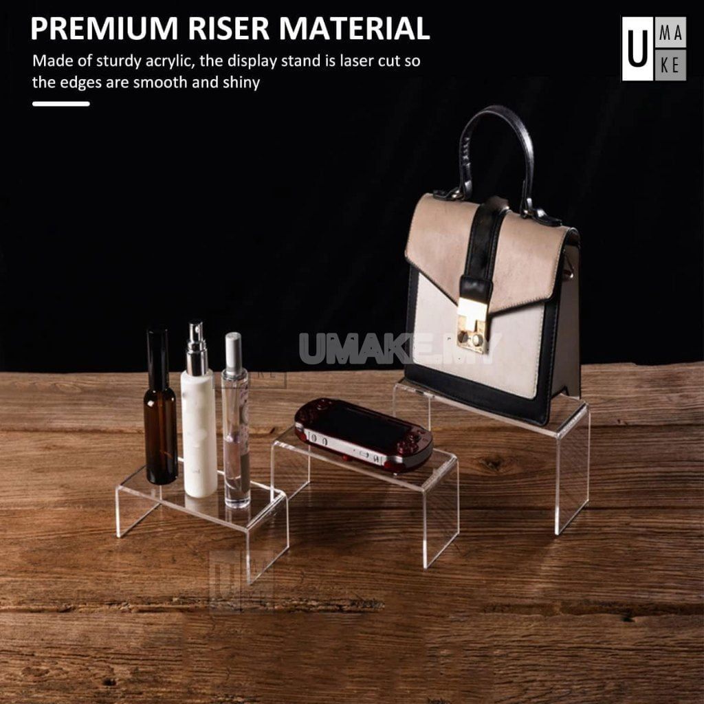 Acrylic Shoe Display Stand Set (S/M/L)