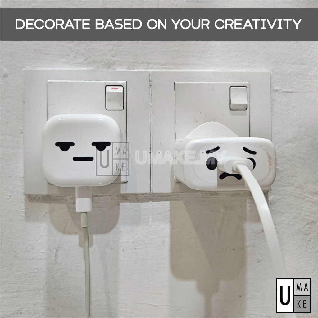 Kawaii Emoji Switch Sticker Set