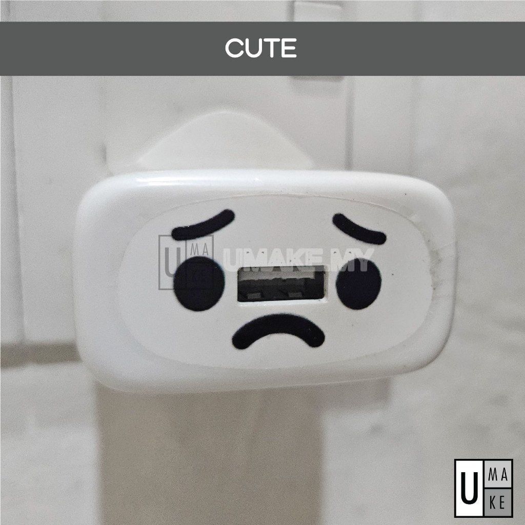 Kawaii Emoji Switch Sticker Set