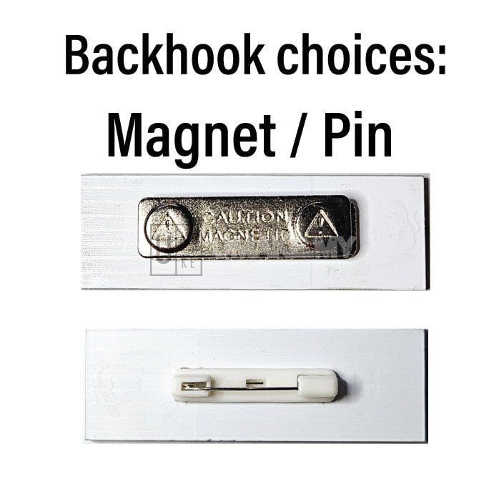 Stainless Steel Epoxy Name Tag (Custom Logo)