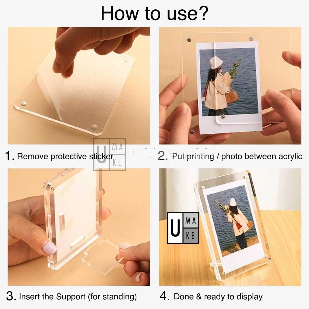 Acrylic Magnetic Photo Frame