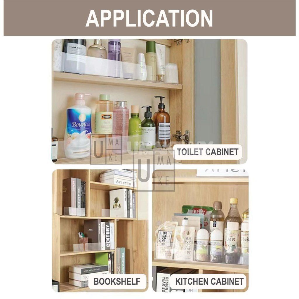 Acrylic Cabinet Shelf Divider