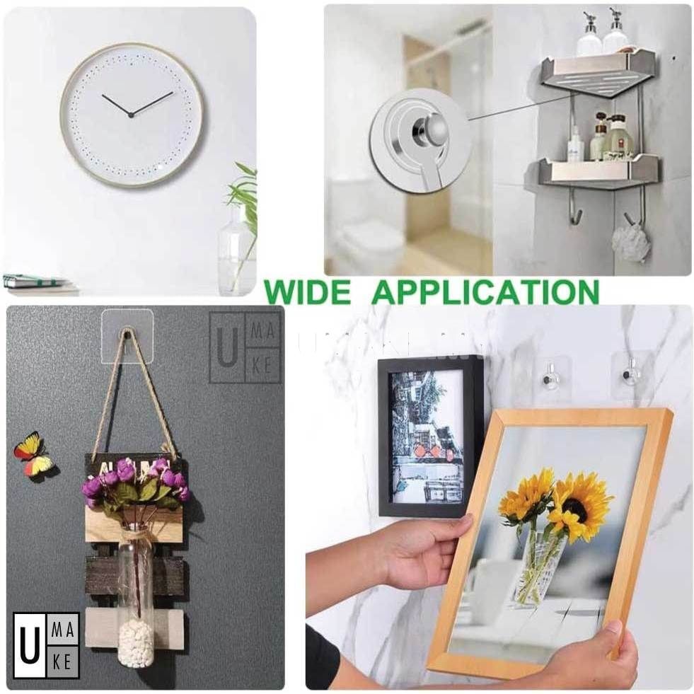 Heavy Duty Adhesive Wall Hook (No Drill)