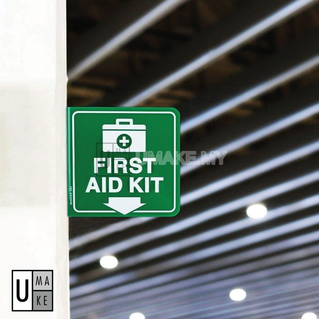 First Aid Projecting Sign (L-Shape / V-Shape)