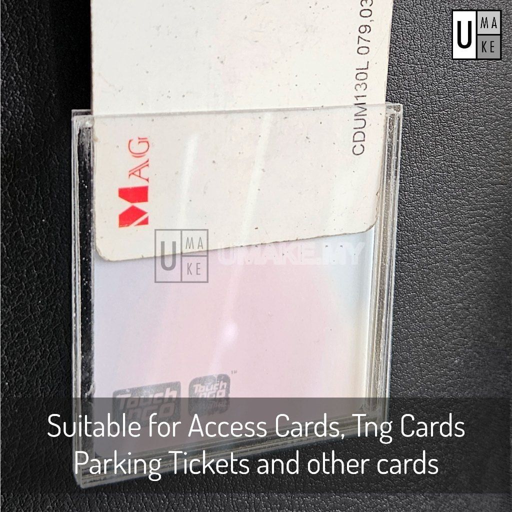 Acrylic Car Access Card Holder