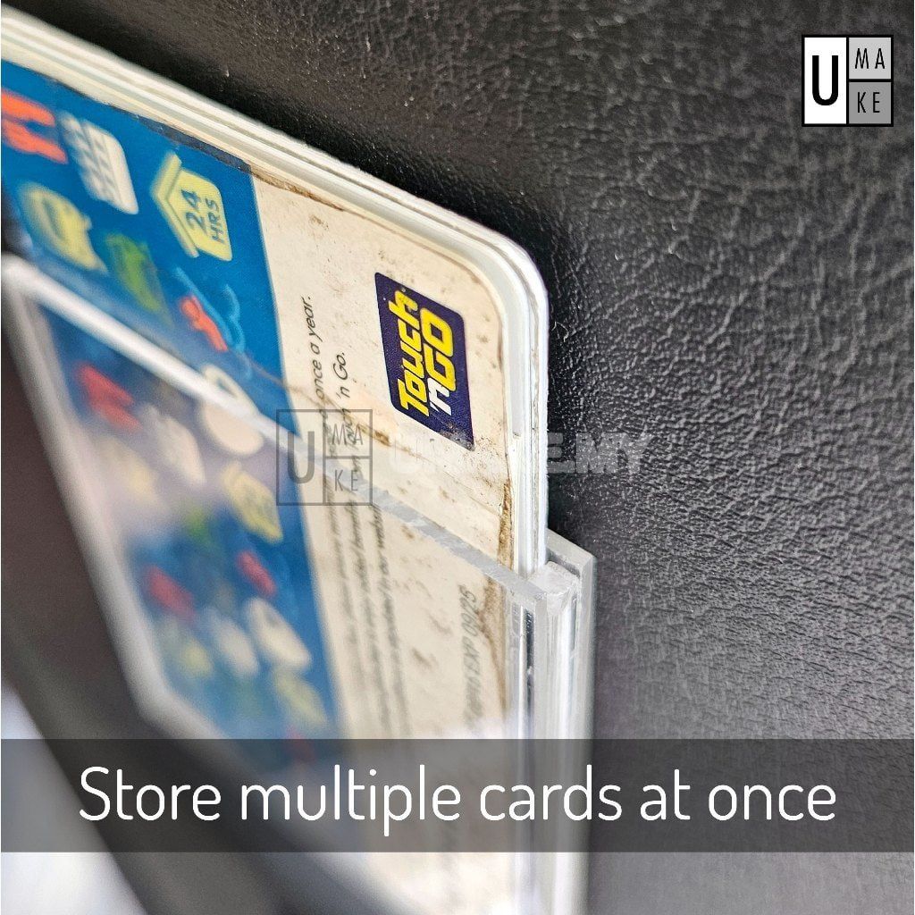 Acrylic Car Access Card Holder