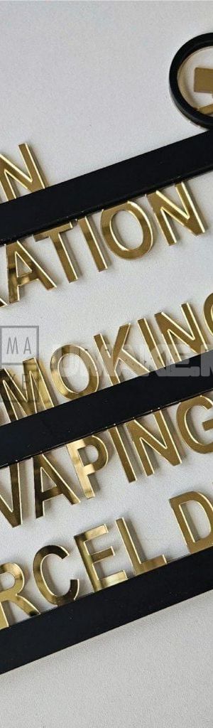 3D Premium Acrylic Signage (Mirror + Matte)