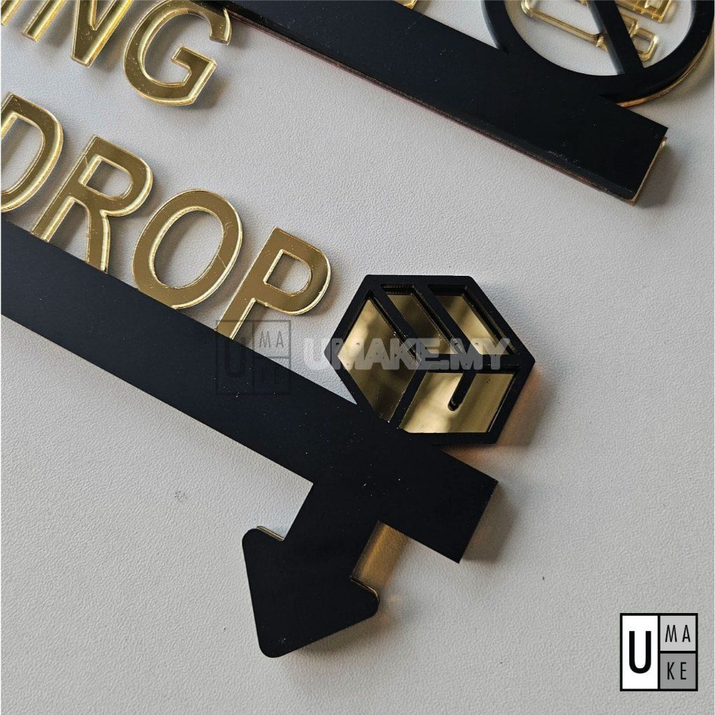 3D Premium Acrylic Signage (Mirror + Matte)