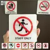 Acrylic Prohibition Sign (30 Designs) view 2