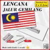 Malaysia Flag Badge — Acrylic (Pin/Magnet) view 2