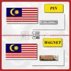 Malaysia Flag Badge — Acrylic (Pin/Magnet) view 3