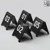 Acrylic V-Shape Table Number Set (5pcs) view 2