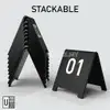 Acrylic V-Shape Table Number Set (5pcs) view 3
