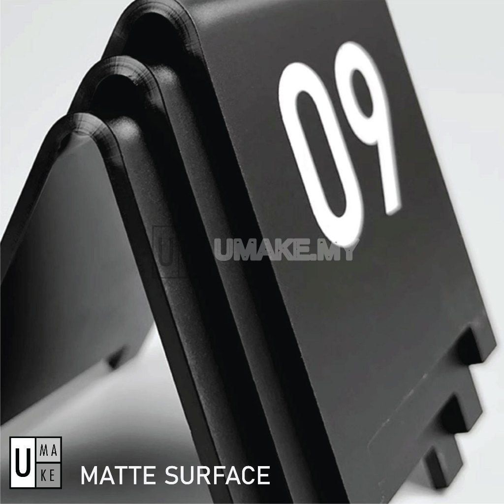 Acrylic V-Shape Table Number Set (5pcs)