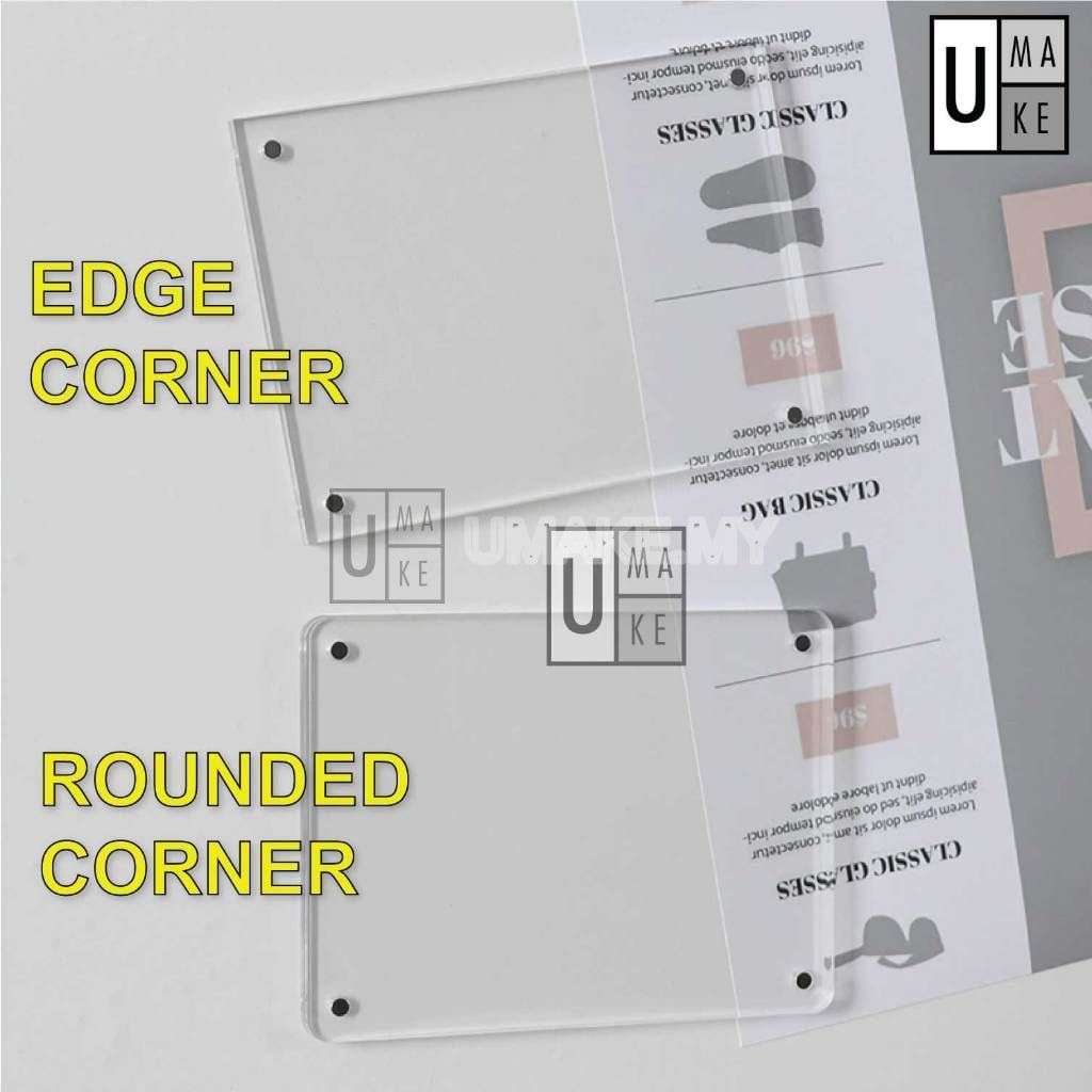 Acrylic Magnetic Fridge Photo Frame