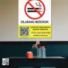 No Smoking & Tobacco Sales Warning Sign (KKM) view 3