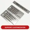 Custom Stainless Steel Laser Engraved Tag view 2