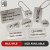 Custom Stainless Steel Laser Engraved Tag view 3