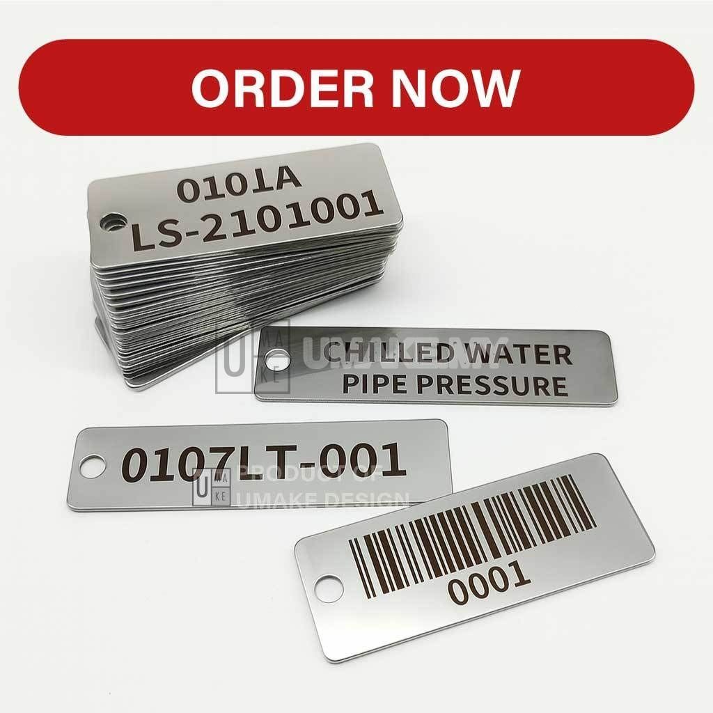 Custom Stainless Steel Laser Engraved Tag