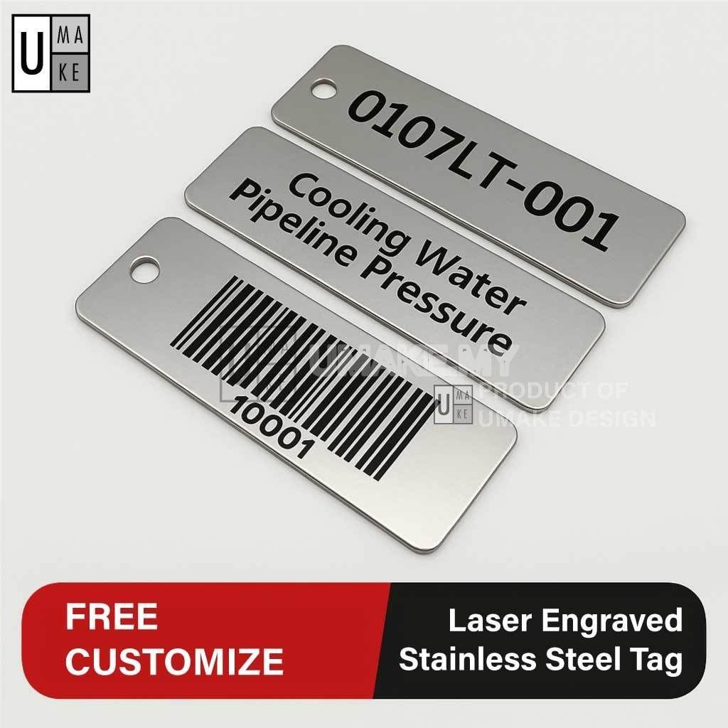 Custom Stainless Steel Laser Engraved Tag