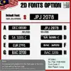 Acrylic 2D Car Number Plate view 3