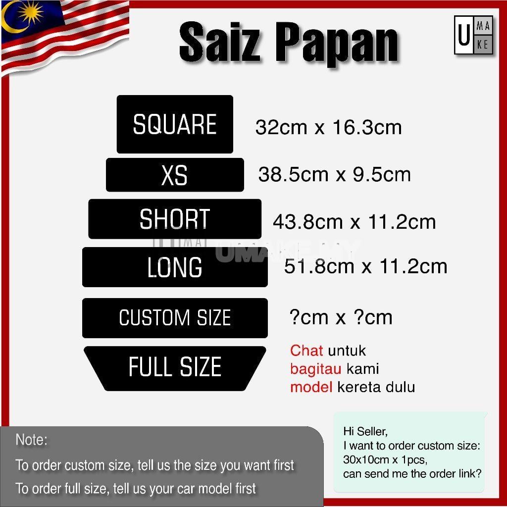 Acrylic 2D Car Number Plate