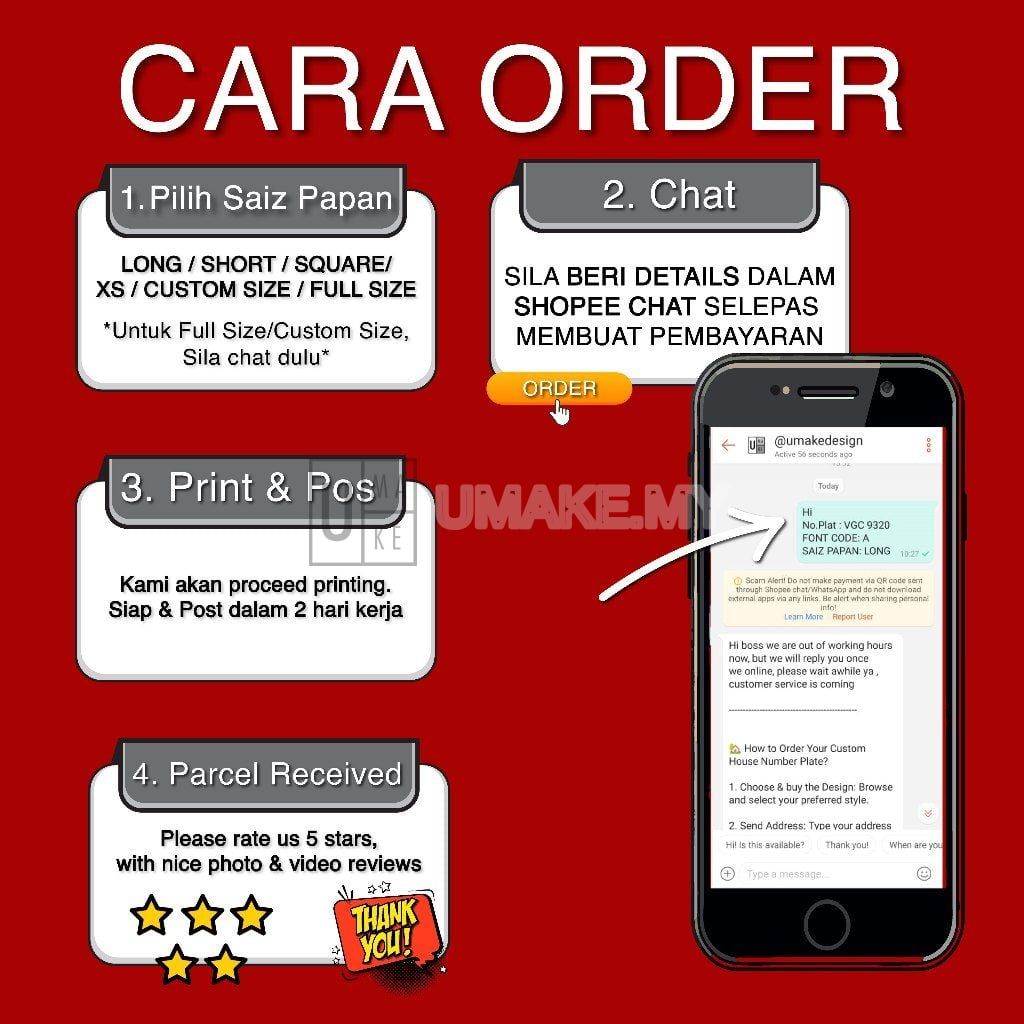 Acrylic 2D Car Number Plate