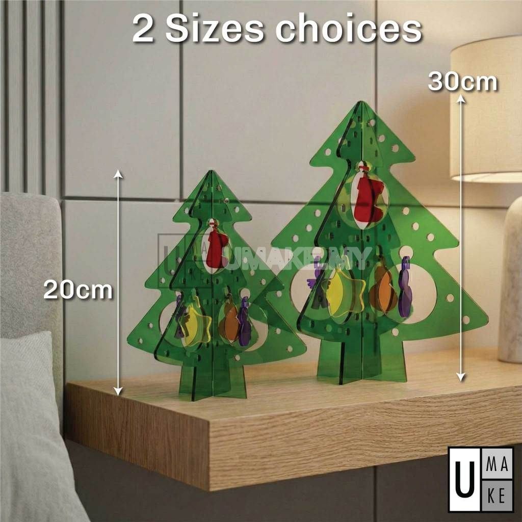 Acrylic Desktop Christmas Tree