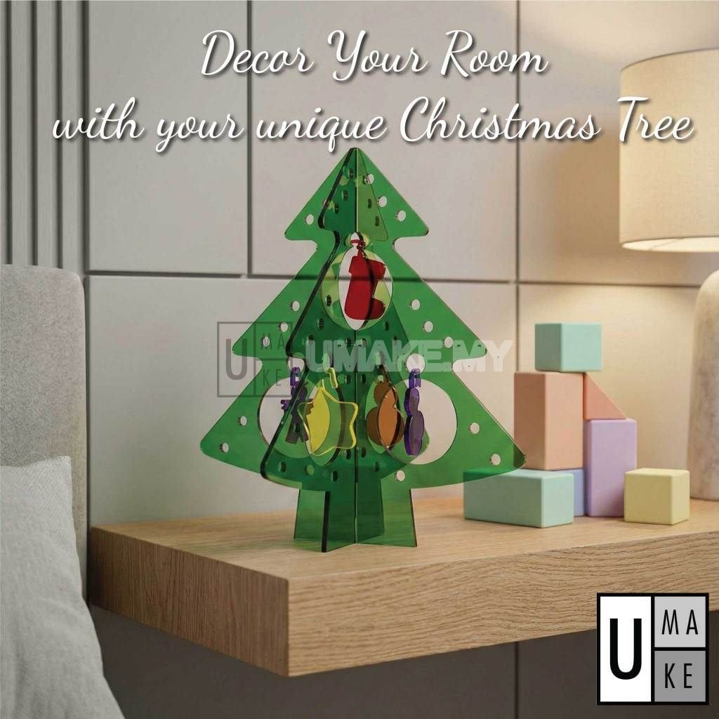 Acrylic Desktop Christmas Tree