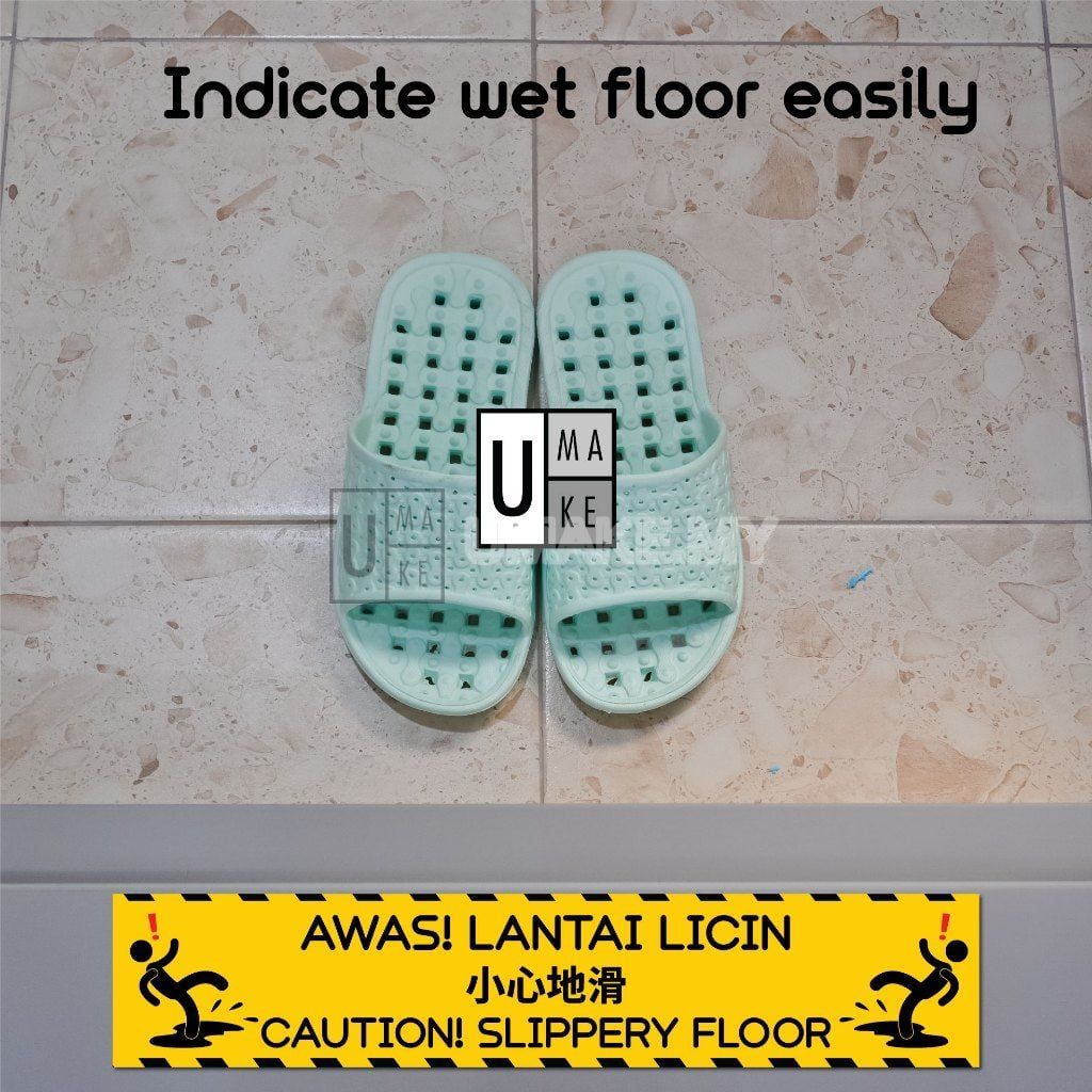 Caution Slippery Floor Acrylic Sign