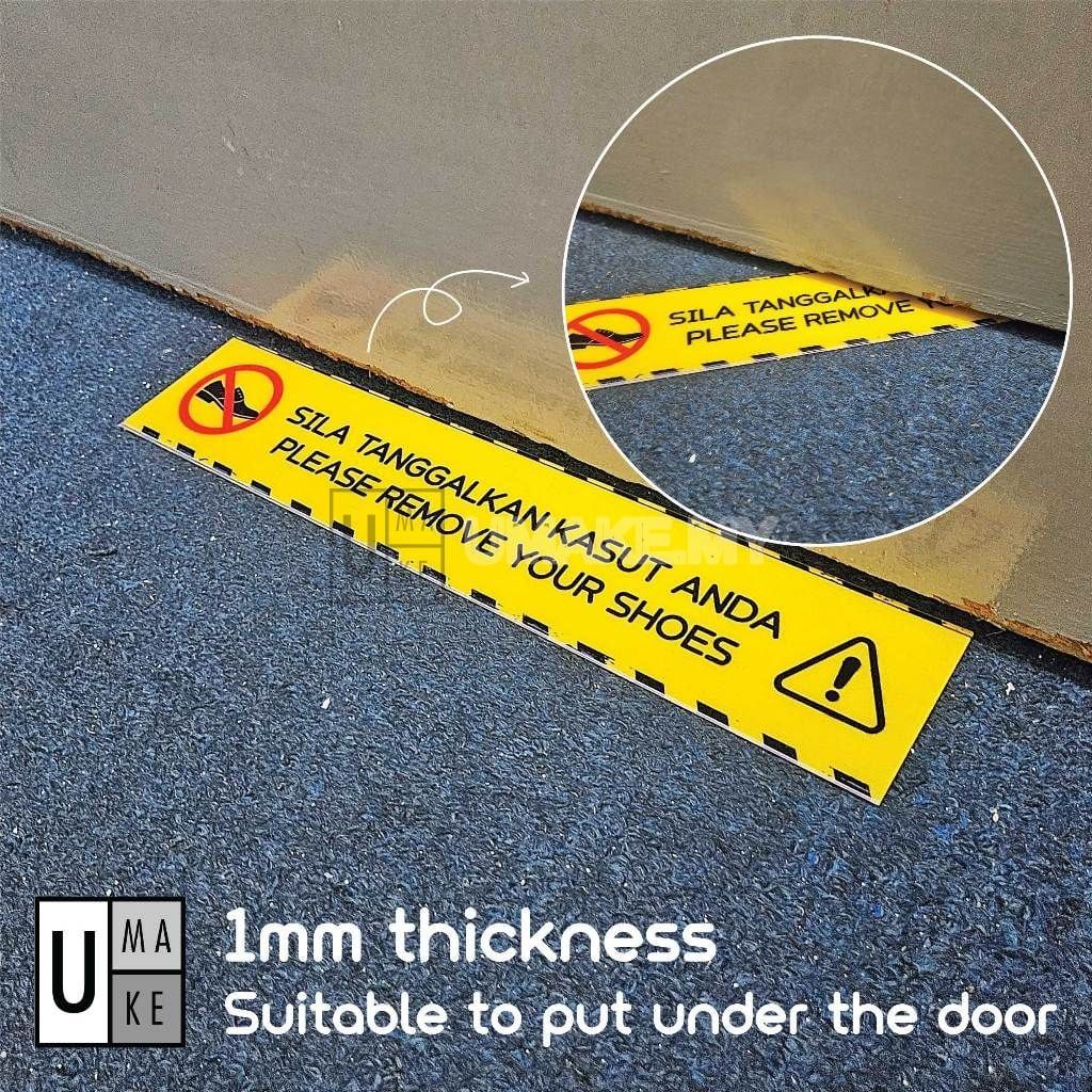 Caution Slippery Floor Acrylic Sign