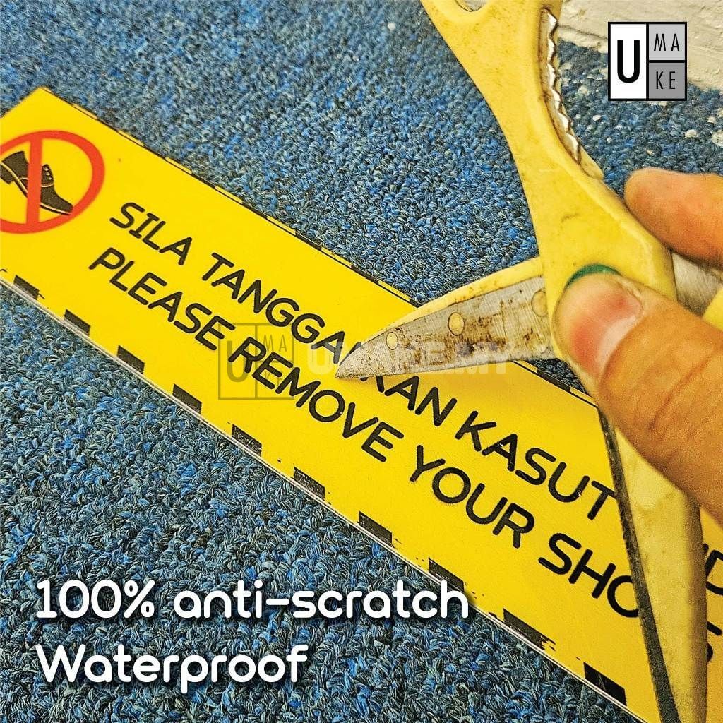 Caution Slippery Floor Acrylic Sign